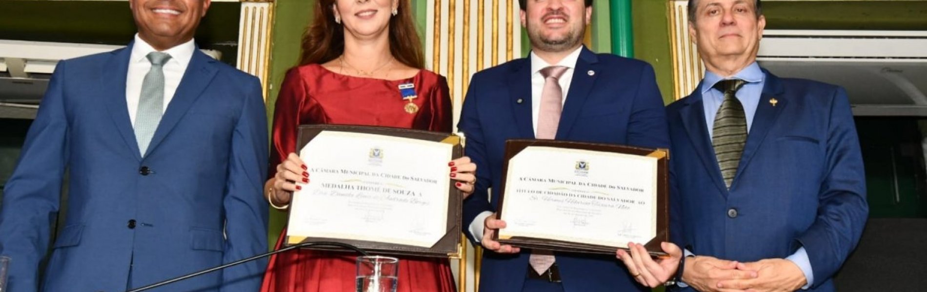 [Câmara Municipal homenageia diretoria da OAB-BA com Medalha Thomé de Souza e Título de Cidadão Soteropolitano]